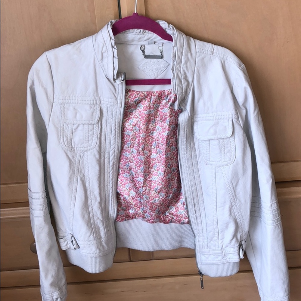 White Leather Jacket
